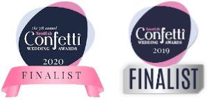 Scottish Confetti Wedding Awards Finalist 2019 & 2020
